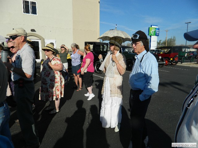 On the right are Larry and Lorna's friends Jean and John who were on their first tour!