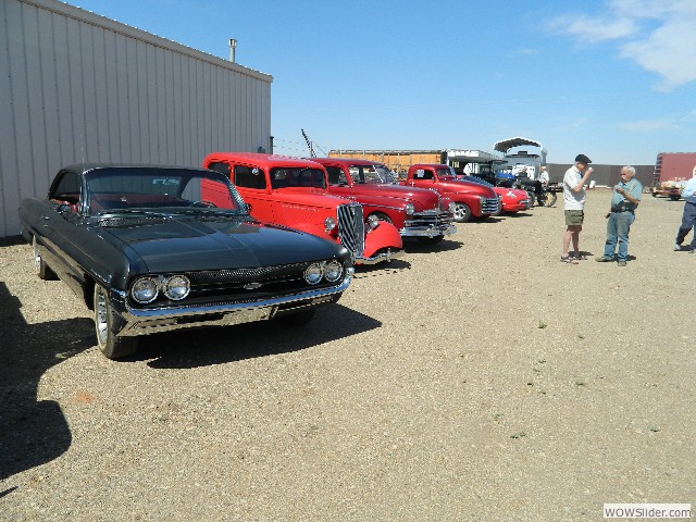 Hotrods on display