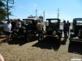 Our cars on display outside of the Skunk Werks