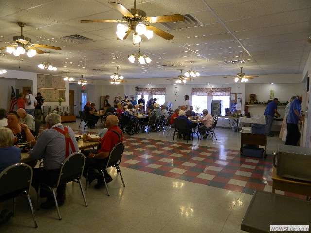 Lunch at the Senior center