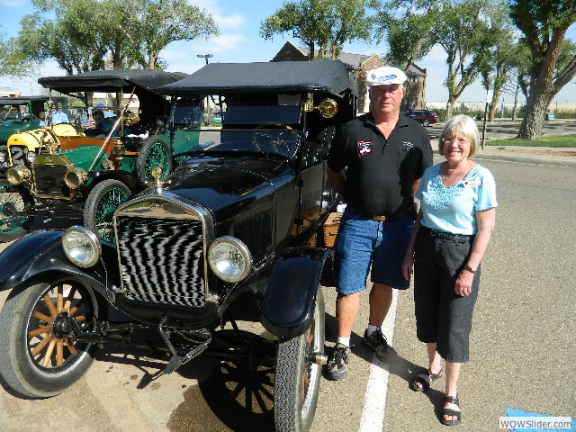 Vern and Pat Willan with their 1926 Model T touring car