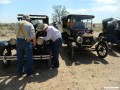 replacing a coil on Ken Hanson's 1926 Model T coupe while Skip explains how to drive a Model T