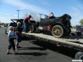 Pat and Vern Willan, and Mike and Vernon unloading the Duncan's touring car