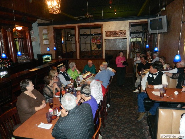 The dining room