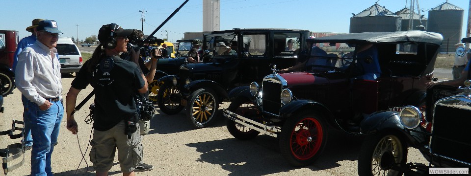 Documentary crew at the Skunk Werks