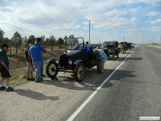 The Duncan's 1920 touring car