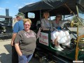 One of the kind residents of Grady with Vaughn, Jean, and Lorna (at the wheel of her 1912 touring car)