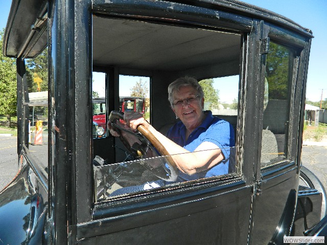 Betty - event organizer with her 1921 Model T coupe