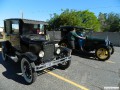 Bruce in his 1925 Model T Tudor and Mark ready to give a ride to Mary - a Vineyard resident