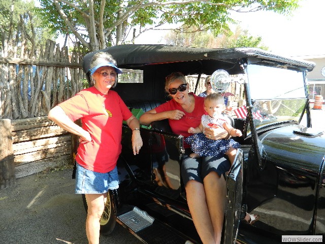 Mary Ann, Julie, and Julie's granddaughter Scarlett.