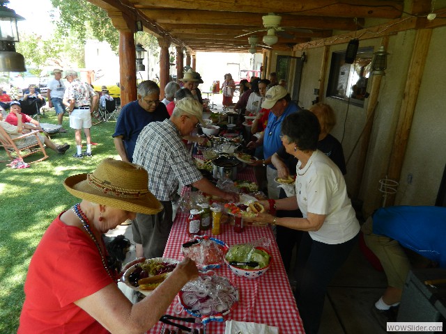 The food line