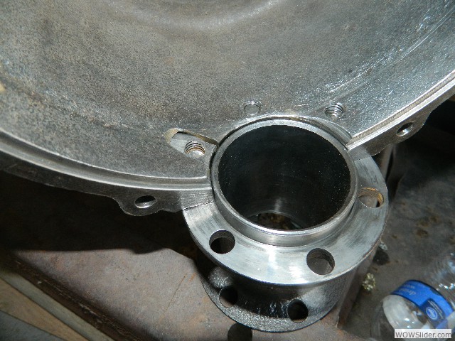 A bolt holds the filler piece in position