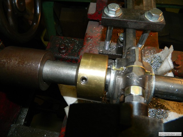 Rod boring and facing lathe