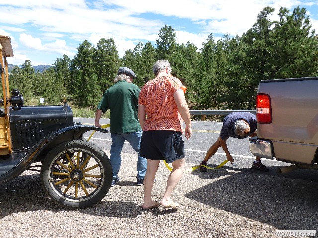 Vaughn and Stan connecting to Tom's pickup