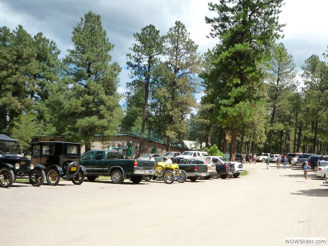 View toward the club house