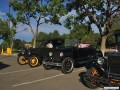Mark and Sharon arriving in their 1927 Model T touring car