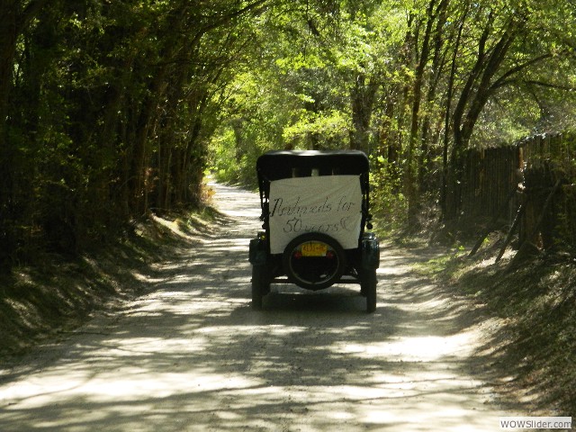 The O'Brien's 1916 touring car