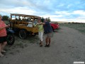 Mary Ann and Stan cutting the rug - or gravel!