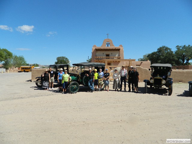 The club members at the San Ildefonso Pueblo
