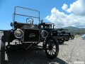 The Dunn's 1914 Model T touring car in the foreground