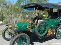 Cole at the wheel of the 1912 Model T Ford touring car