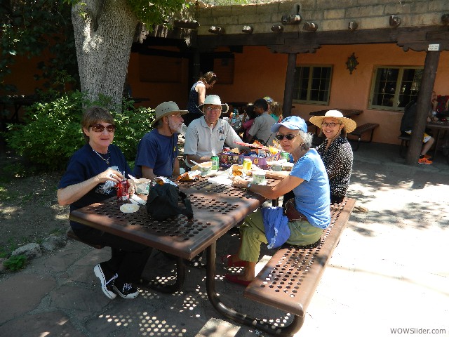 Lunch on the patio