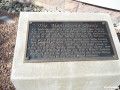 Placque for the Montezuma Castle