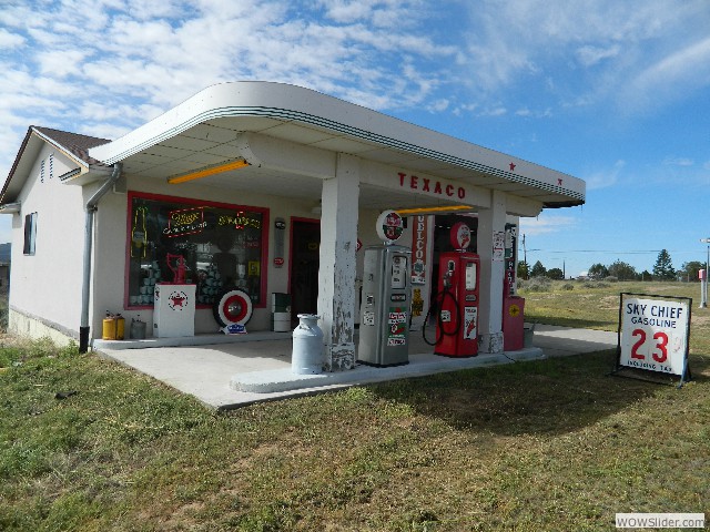 Texaco service station