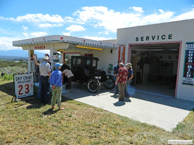 Texaco service station