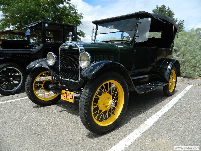 The Dominguez's 1927 Model T Ford touring car