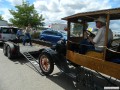 Dean and Linda loading Dave and Laura's 1918 depot hack