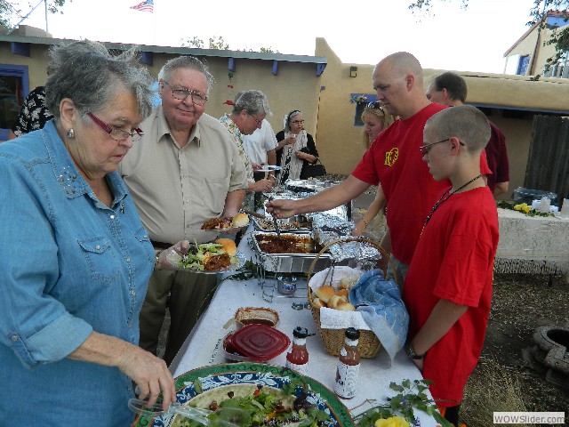 Buffet line