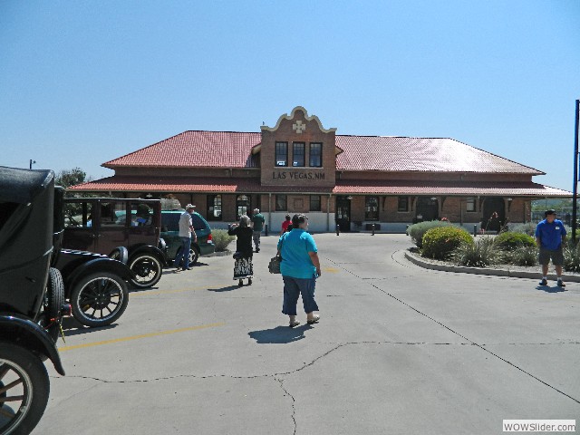 The restored train station