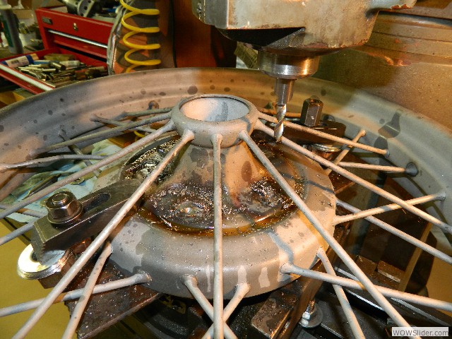 Don's wire wheel welded and drilled