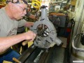 Neil working on his axle shaft