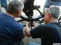 Dave and Mark reattaching the yoke