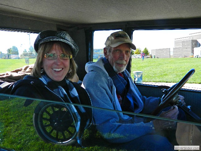 Linda and Dean in Katy - Dean's 1926 coupe