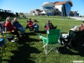 Relaxing on the grass