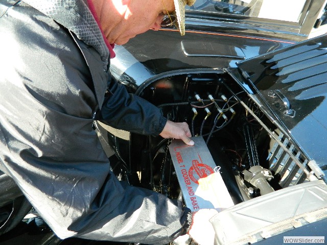 Kirk fitting a manifold cooker