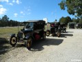 The O'Brien's 1916 Model T touring, Don Souther's 1924 Model T Tudor, and the Dilt's 1923 Model T coupe