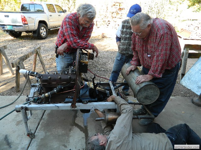 Gerald removing the Bendix cover