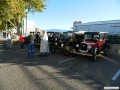 Tin Lizzie members assembling for breakfast