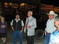 Mayor and Mrs. Ortiz in the Plaza after dinner