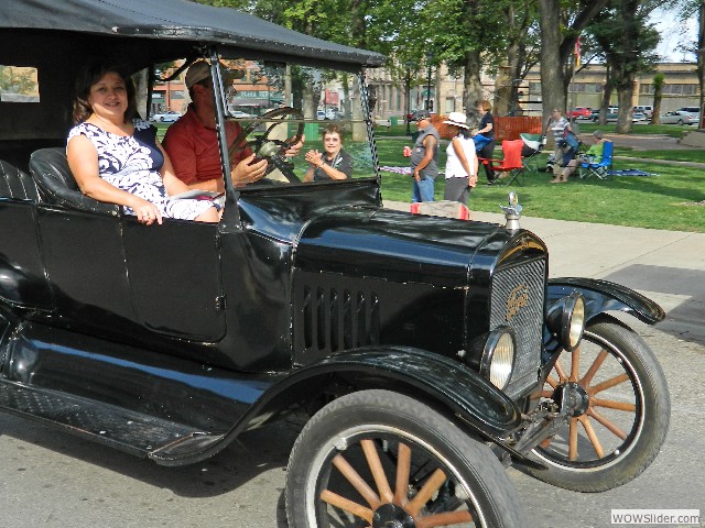 Orlando provided rides in his 1924 touring