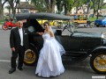 Mark Dominguez had arranged to give the new couple a ride in his 1927 touring