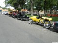 Larry parking his 1921 Faultless speedster