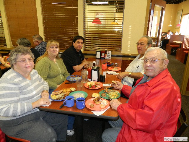 Left to right are Lena, Sharon, Mark, Stan, and Clarence