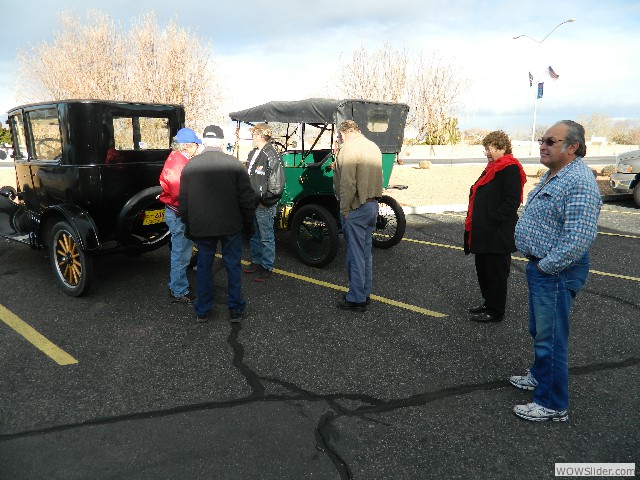 Don's 1924 Tudor and Larry and Lorna's 1912 touring car.