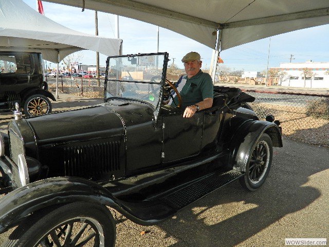 Bob in his 1926 roadster