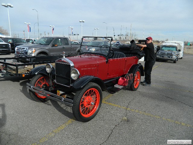 Kirk just unloaded his 1927 touring